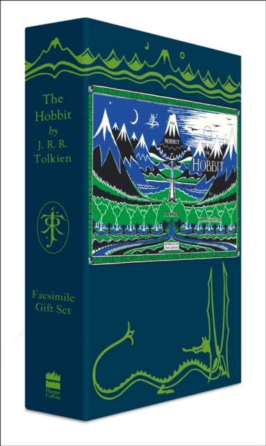 Book cover of The Hobbit Facsimile Gift Edition [Lenticular cover]