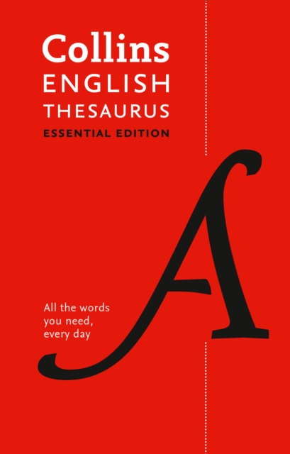 Book cover of English Thesaurus Essential