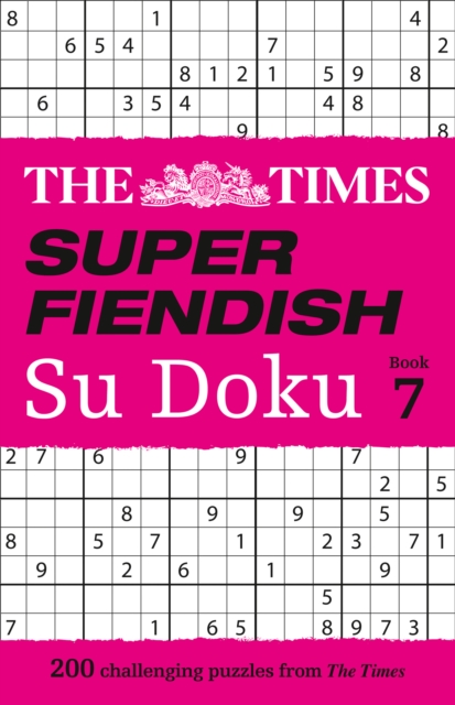 Book cover of The Times Super Fiendish Su Doku Book 7