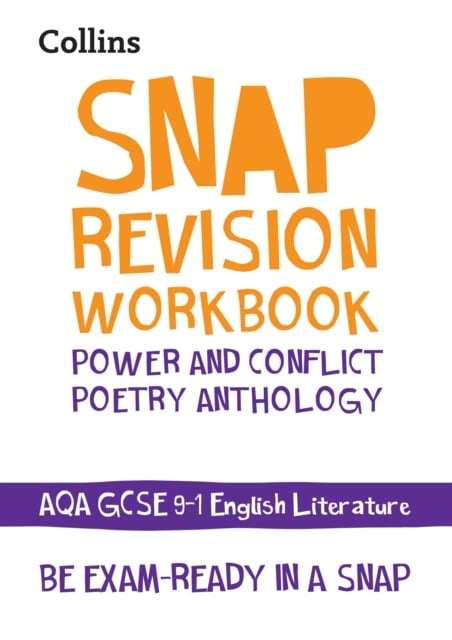 Book cover of AQA Poetry Anthology Power and Conflict Workbook