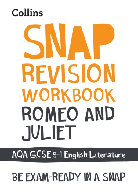 Book cover of Romeo and Juliet AQA GCSE 9 – 1 English Literature Workbook