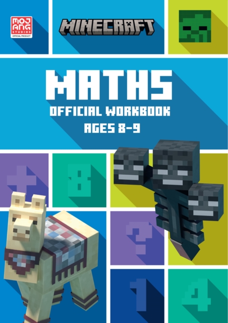 Book cover of Minecraft Maths Ages 8-9