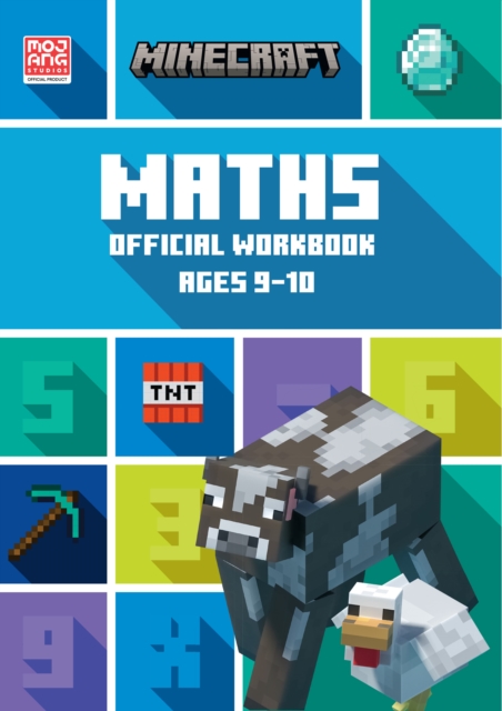 Book cover of Minecraft Maths Ages 9-10