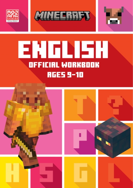 Book cover of Minecraft English Ages 9-10