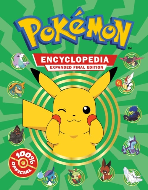 Book cover of Pokemon Encyclopedia: Updated and Expanded 2024