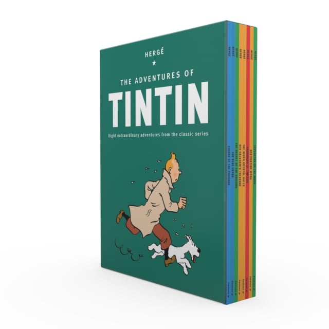 Book cover of The Adventures of Tintin: 8 Title Paperback Boxed Set