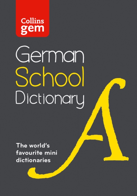 Book cover of German School Gem Dictionary