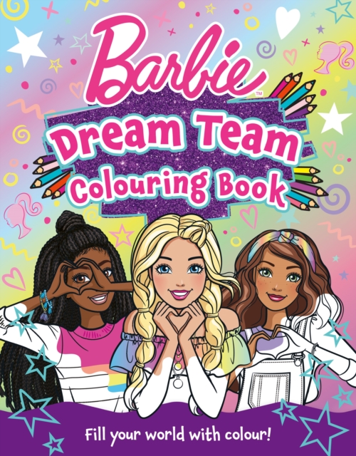 Book cover of Barbie Dream Team Colouring Book