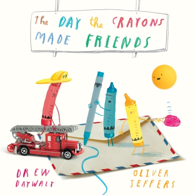 Book cover of The Day the Crayons Made Friends