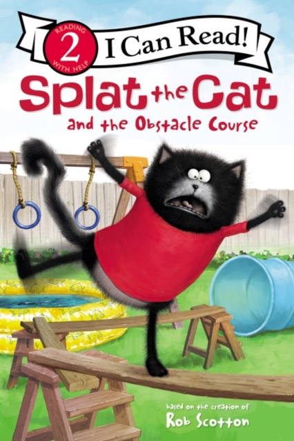 Book cover of Splat the Cat and the Obstacle Course