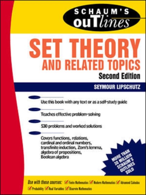Book cover of Schaum's Outline of Set Theory and Related Topics