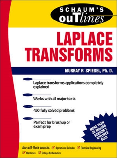 Book cover of Schaum's Outline of Laplace Transforms