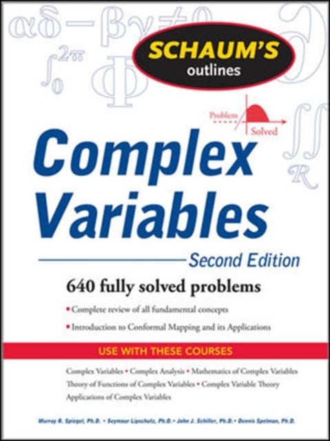 Book cover of Schaum's Outline of Complex Variables, 2ed
