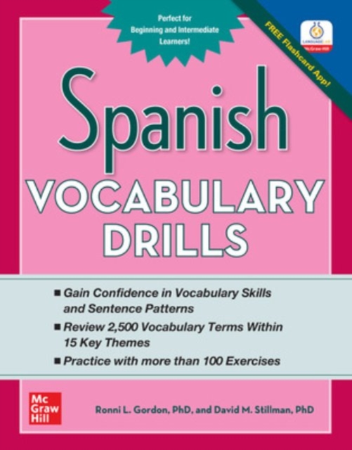 Book cover of Spanish Vocabulary Drills