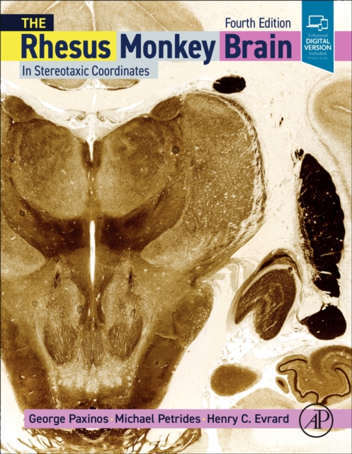 Book cover of The Rhesus Monkey Brain in Stereotaxic Coordinates