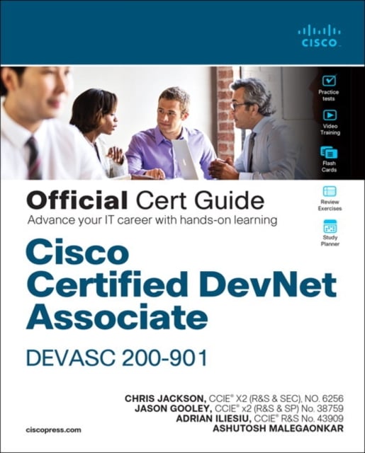 Book cover of Cisco Certified DevNet Associate DEVASC 200-901 Official Cert Guide