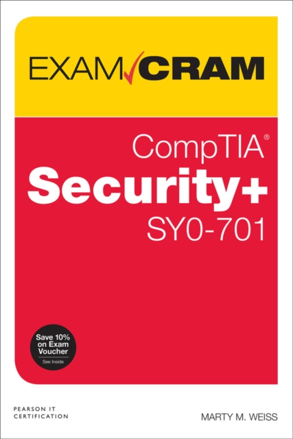 Book cover of CompTIA Security+ SY0-701 Exam Cram