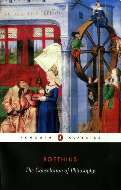Book cover of The Consolation of Philosophy