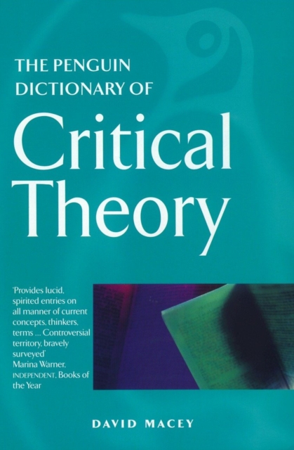 Book cover of The Penguin Dictionary of Critical Theory