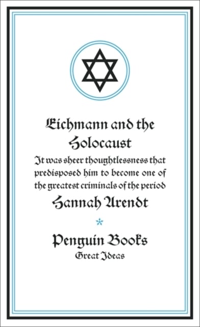 Book cover of Eichmann and the Holocaust