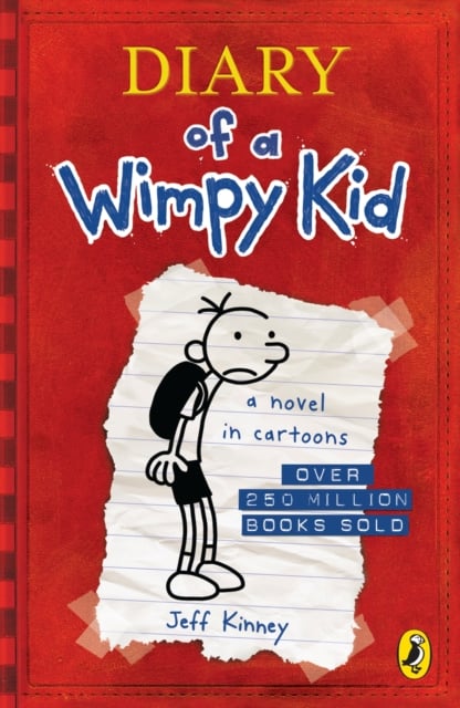Book cover of Diary of a Wimpy Kid (Book 1)