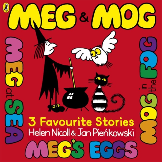Book cover of Meg and Mog: Three Favourite Stories