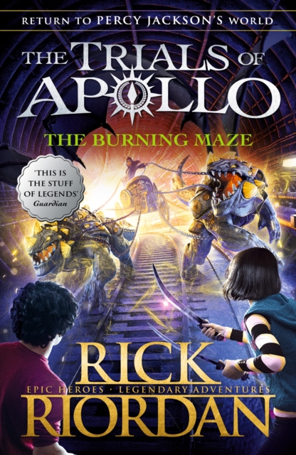Book cover of The Burning Maze (The Trials of Apollo Book 3)