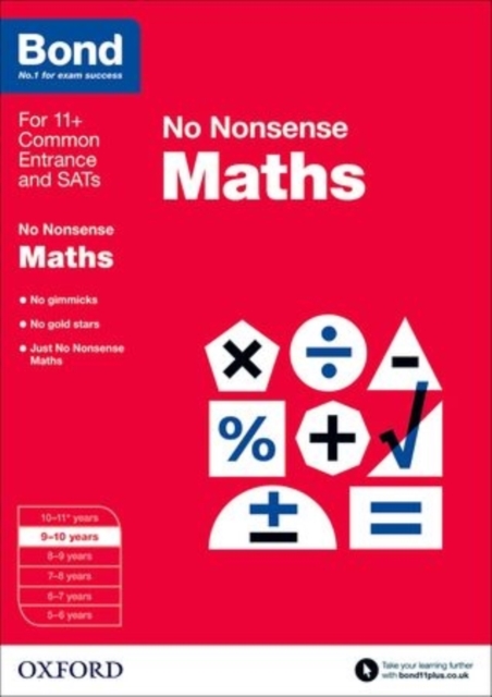 Book cover of Bond: Maths: No Nonsense