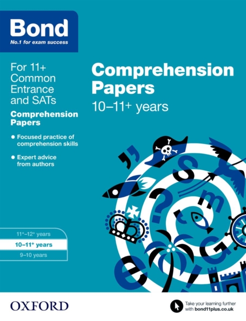 Book cover of Bond 11+: English: Comprehension Papers: Ready for the 2025 exam (for GL Assessment & other 11 plus exams)