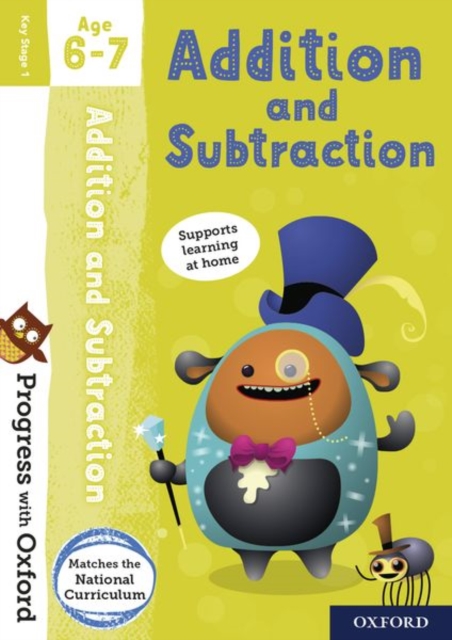 Book cover of Progress with Oxford: Addition and Subtraction Age 6-7
