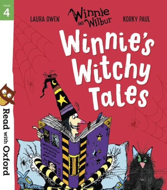 Book cover of Read with Oxford: Stage 4: Winnie and Wilbur: Winnie's Witchy Tales