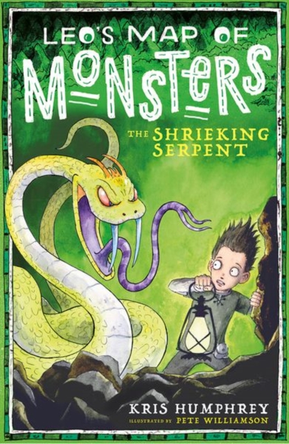 Book cover of Leo's Map of Monsters: The Shrieking Serpent