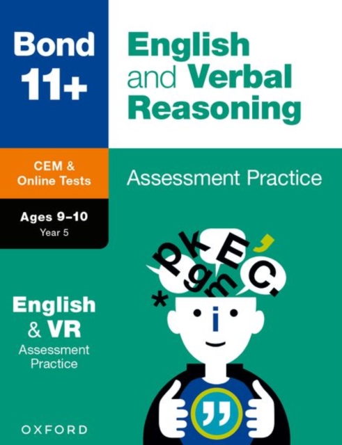 Book cover of Bond 11+ CEM English & Verbal Reasoning Assessment Papers 9-10 Years (now Cambridge Select Insight)