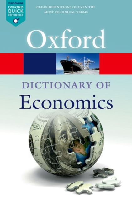 Book cover of A Dictionary of Economics