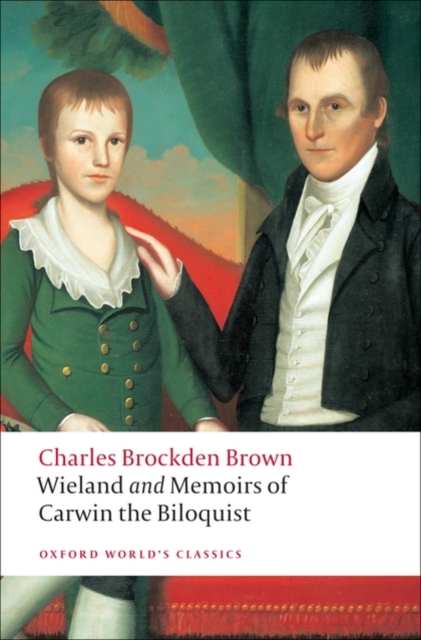 Book cover of Wieland; or The Transformation, and Memoirs of Carwin, The Biloquist