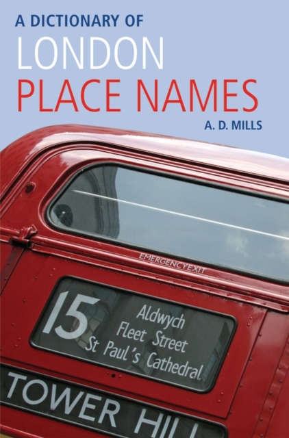 Book cover of A Dictionary of London Place-Names