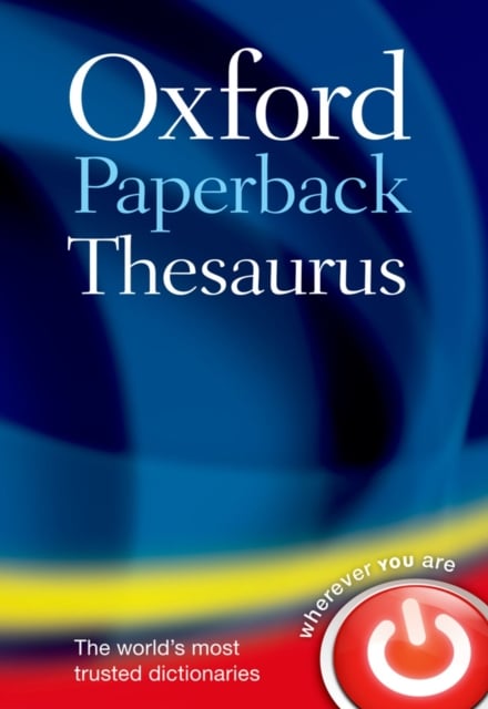 Book cover of Oxford Paperback Thesaurus