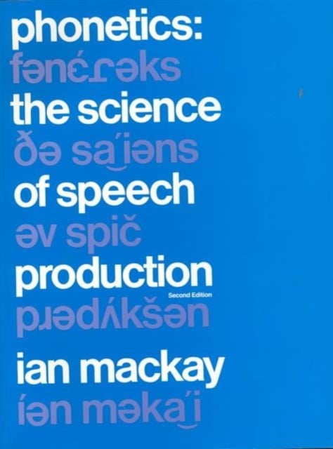 Book cover of Phonetics