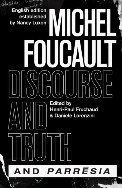 Book cover of "discourse and Truth" and "parresia"