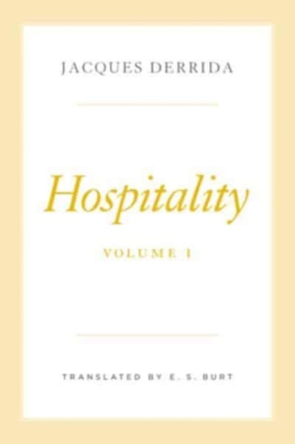 Book cover of Hospitality, Volume I