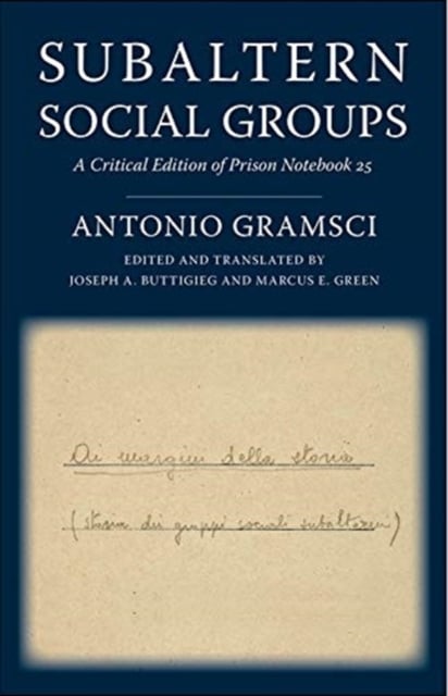 Book cover of Subaltern Social Groups