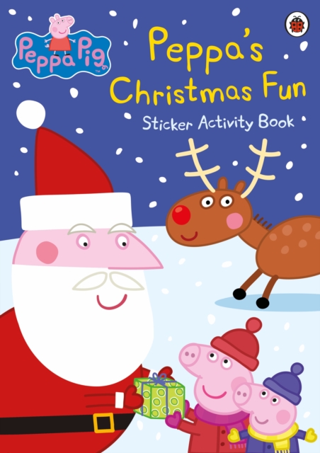 Book cover of Peppa Pig: Peppa's Christmas Fun Sticker Activity Book