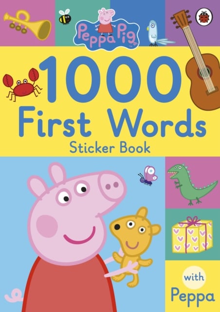 Book cover of Peppa Pig: 1000 First Words Sticker Book