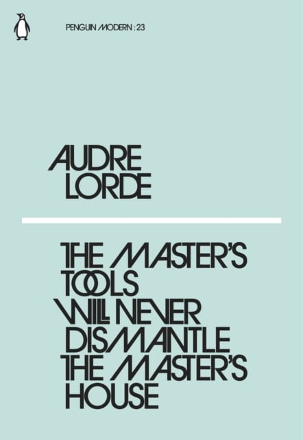 Book cover of The Master's Tools Will Never Dismantle the Master's House