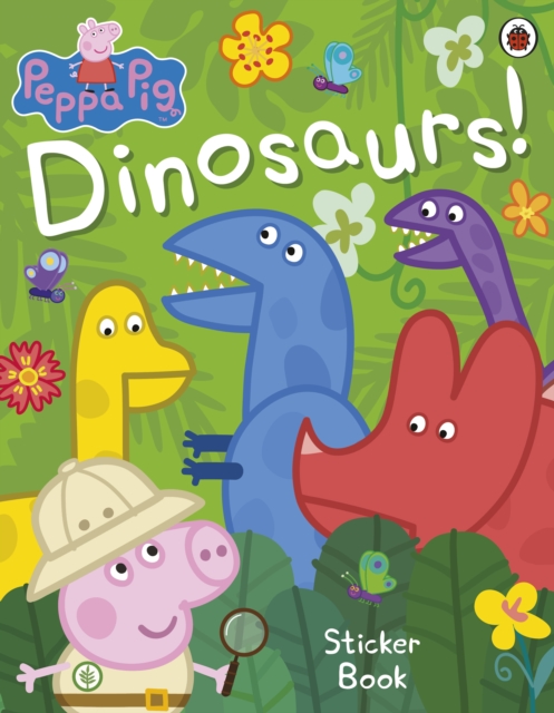 Book cover of Peppa Pig: Dinosaurs! Sticker Book