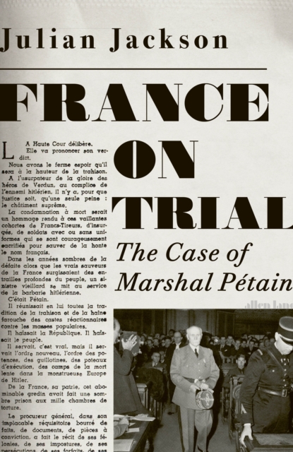 Book cover of France on Trial