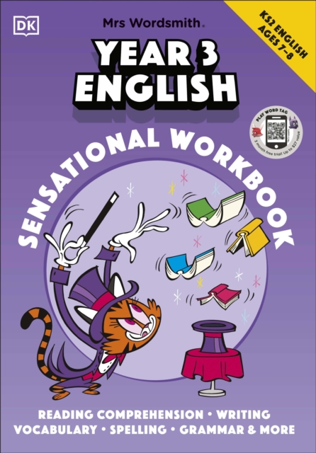 Book cover of Mrs Wordsmith Year 3 English Sensational Workbook, Ages 7–8 (Key Stage 2)