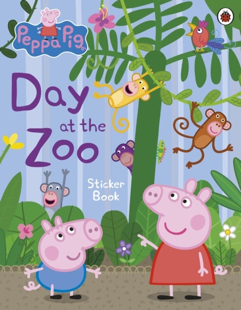 Book cover of Peppa Pig: Day at the Zoo Sticker Book