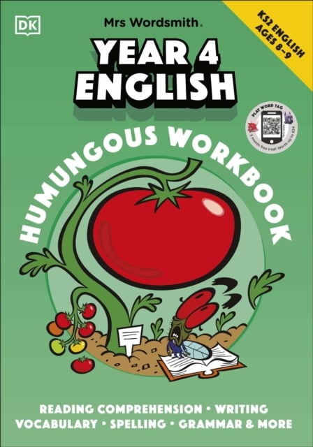 Book cover of Mrs Wordsmith Year 4 English Humungous Workbook, Ages 8–9 (Key Stage 2)