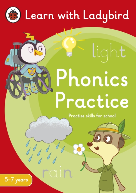 Book cover of Phonics Practice: A Learn with Ladybird Activity Book (5-7 years)